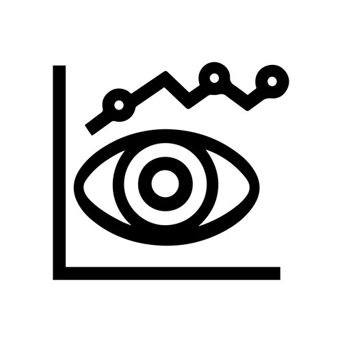Eye Tracking Data Icon – Royalty-Free Vector | VectorStock