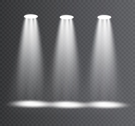 Spotlight light effect Royalty Free Vector Image