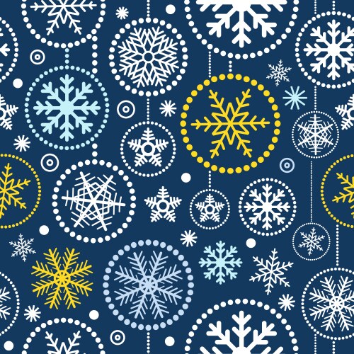 Seamless christmas and new year pattern Royalty Free Vector