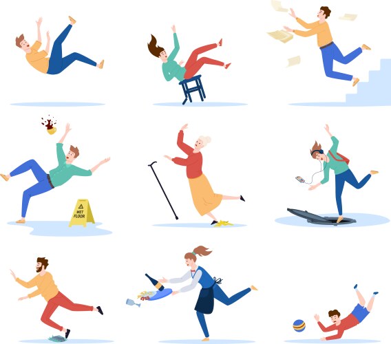 Falling Objects Vector Danger Falling Objects Warning Vector Images (over 2,000)