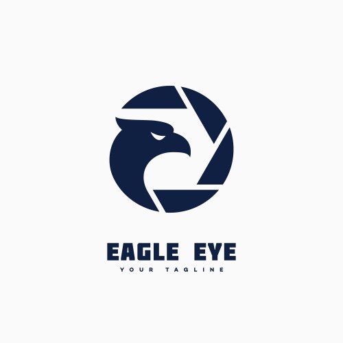 Black eagle Royalty Free Vector Image - VectorStock