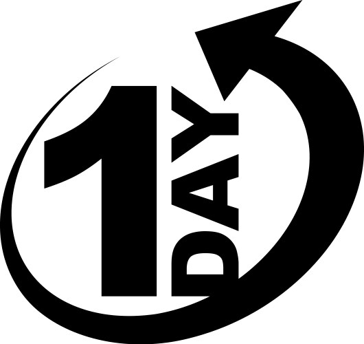 One day icon Vector Image