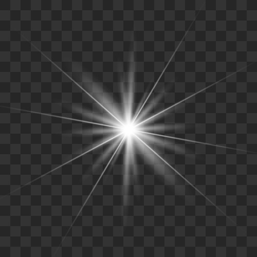 White glowing light Vector Image