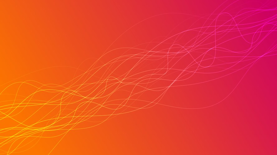 Abstract gradient background with wave beams Vector Image