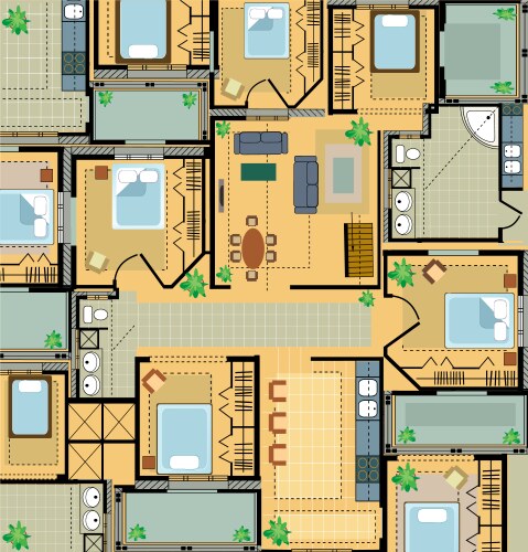 House Plan Vector Images (over 38,000)
