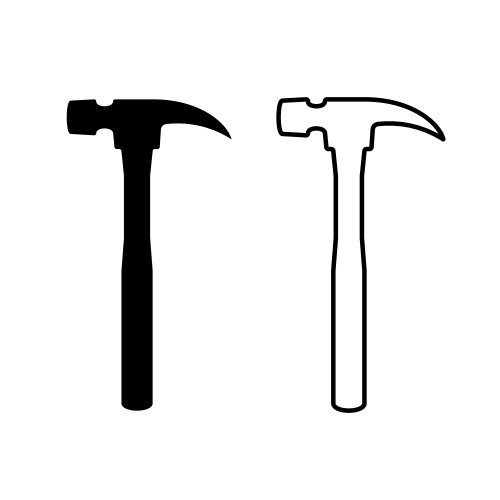 Hammer Silhouette Vector Images Over 20 000