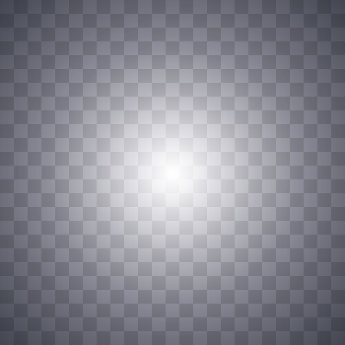 White glowing light Vector Image