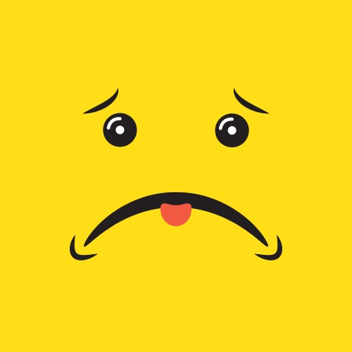 Yellow Sad Face Vector Images (over 14,000)