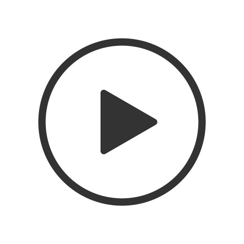 play video button icon vector