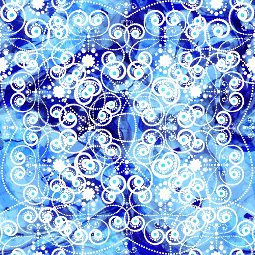 Night sky seamless pattern with bright stars Vector Image