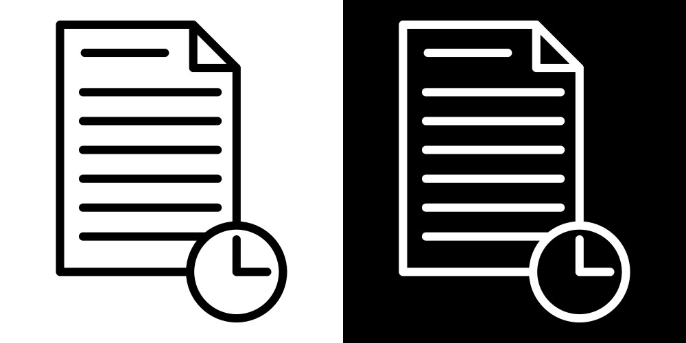 Temporary Icon Vector Images (over 3,500)