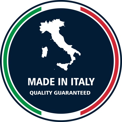 Italy Quality Stamp Badge Vector Image