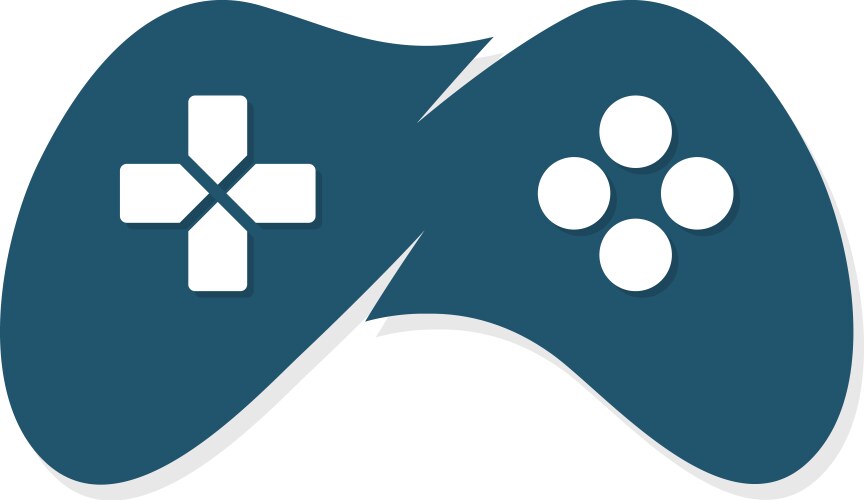 game joystick or device controller logo vector