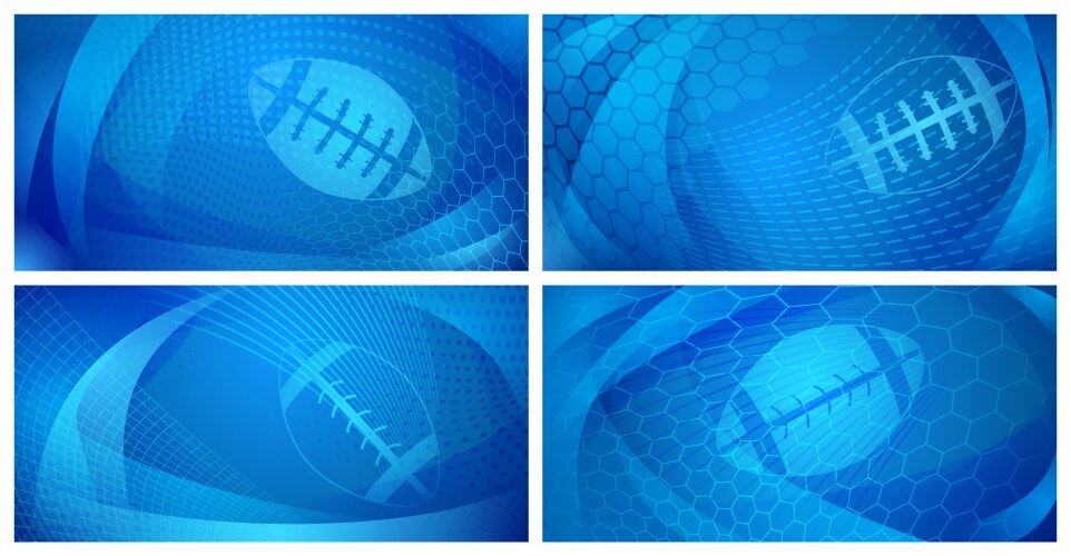 Abstract rugby backgrounds Royalty Free Vector Image