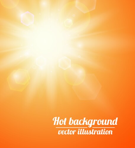 Summer sun background Royalty Free Vector Image