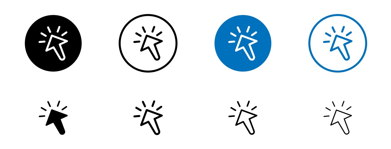 Cursor icon Royalty Free Vector Image - VectorStock