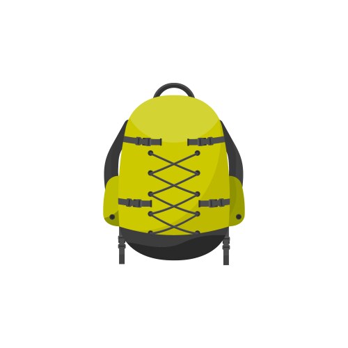 Hiking backpack Royalty Free Vector Image - VectorStock