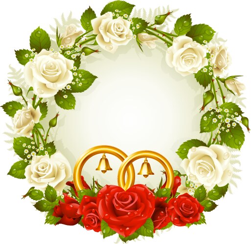 White rose design elements Royalty Free Vector Image
