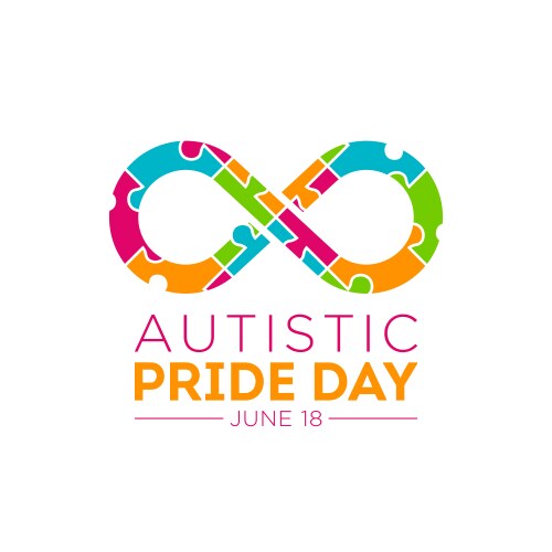 Autistic Pride Day - June 18th Vector Image