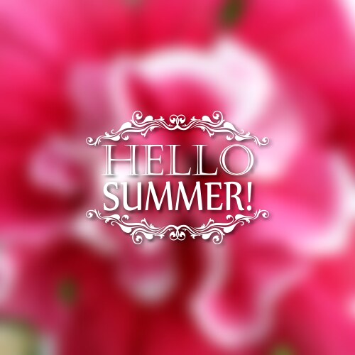 Typographic design with text Vector Image