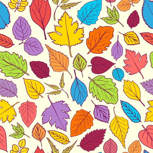 Spring background with leaves Royalty Free Vector Image
