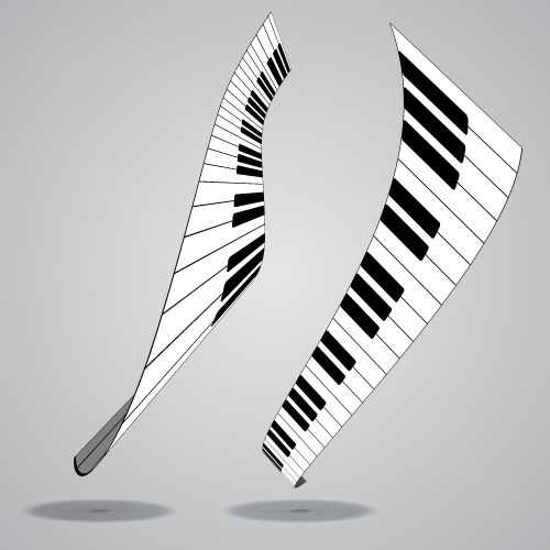 Piano Keys Curved Vector Images (over 250)