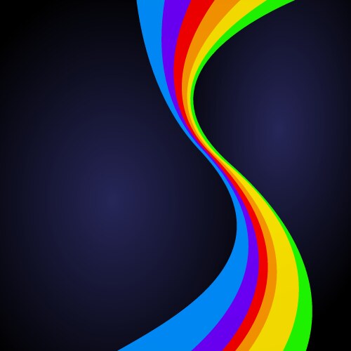 abstract rainbow background vector image