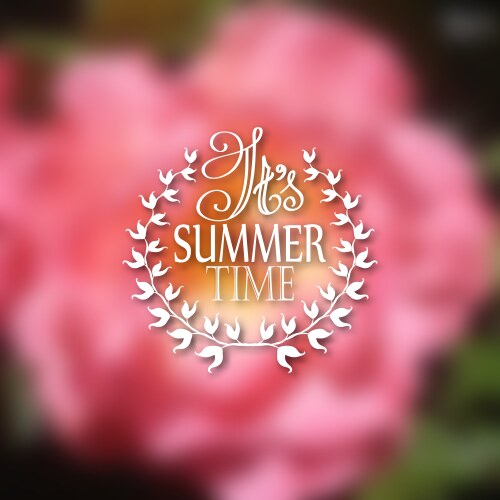 Typographic design with text Vector Image