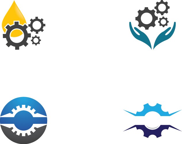 Gear Machinery Logo (23885457) – Royalty-Free Vector | VectorStock