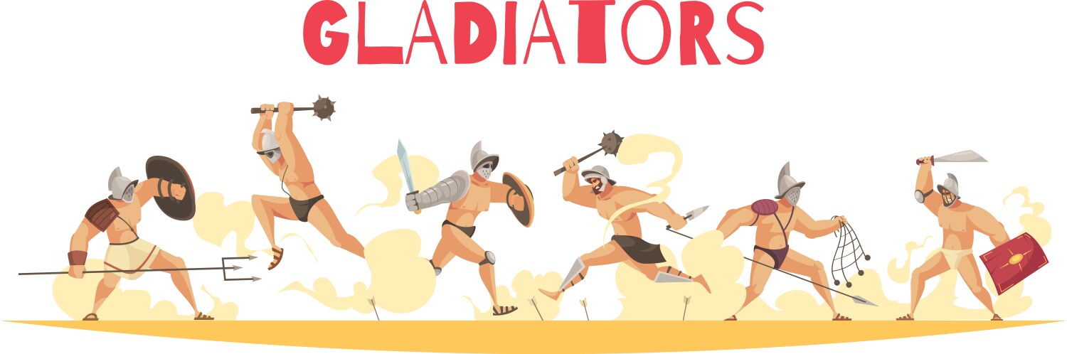 Ancient rome isometric composition Royalty Free Vector Image