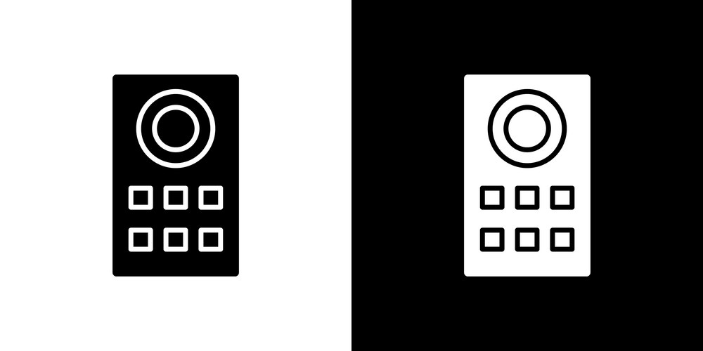 Intercom Symbol Flat Icon – Royalty-Free Vector | VectorStock