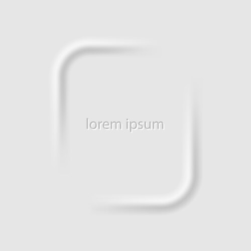 3d technology background in neomorphism style Vector Image