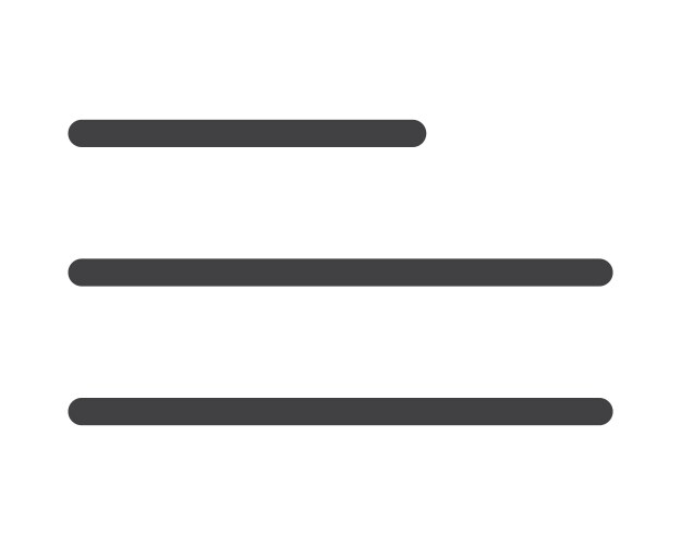 Hamburger menu icon buttons for website ui vector image