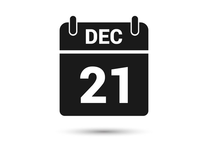 December 21 calendar Vector Images Graphics for Commercial Use