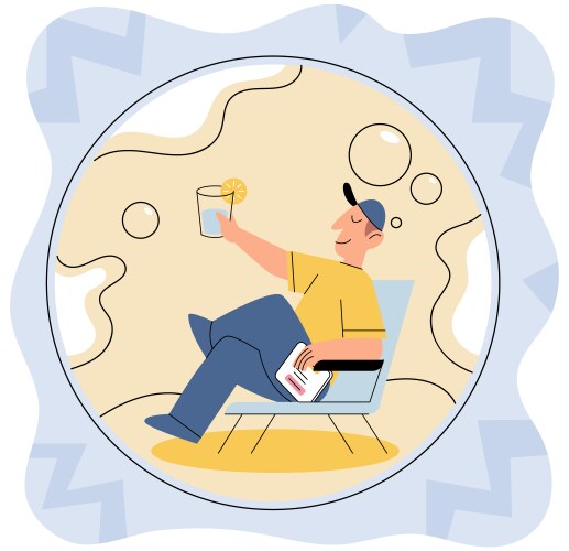 Introvert being introverted does not equate vector image