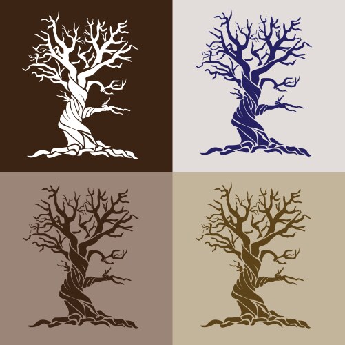 Blooming tree Royalty Free Vector Image - VectorStock