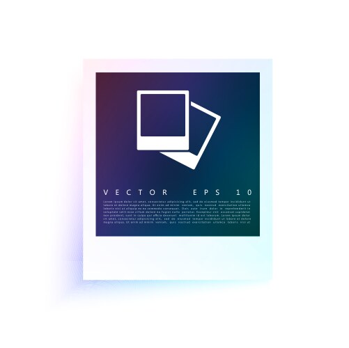 white frames vector image