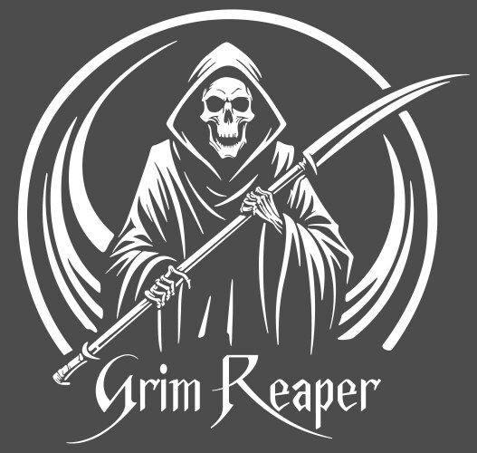 Dark Reaper Silhouette – Royalty-Free Vector | VectorStock