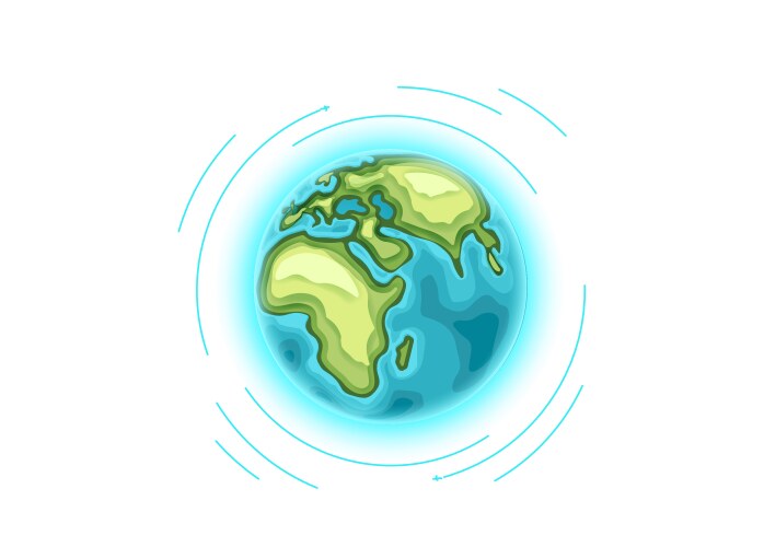 Around world travelling concept vector image