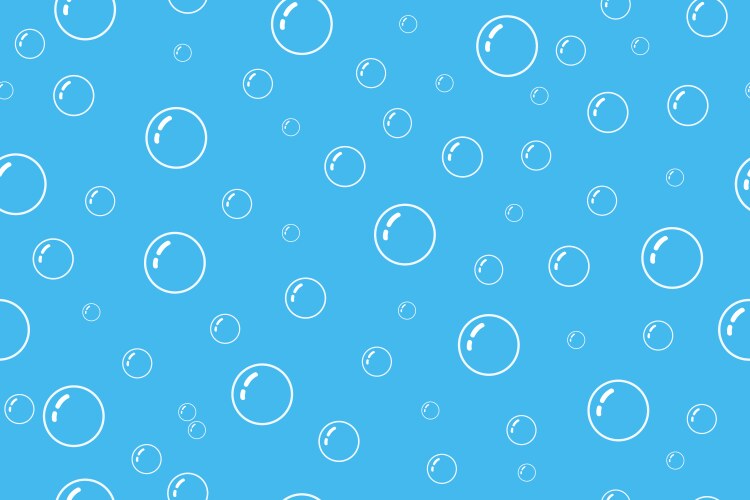 Blue background with bubbles Royalty Free Vector Image