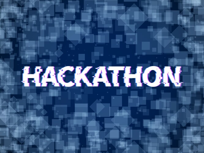 Hackathon program code software marathon hack vector image