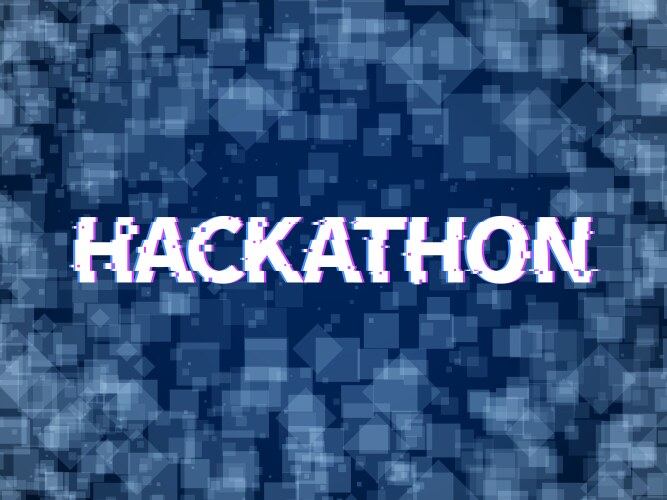 Hackathon program code software marathon hack vector image