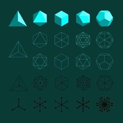Platonic Vector Images (over 1,500)