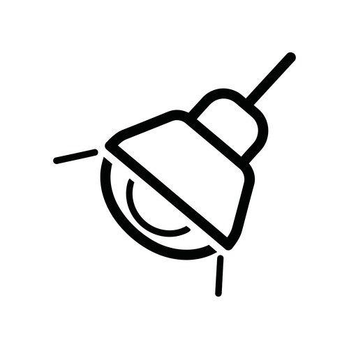 Line Art Bell Vector Image