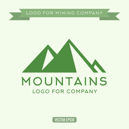 Abstract company logo Royalty Free Vector Image