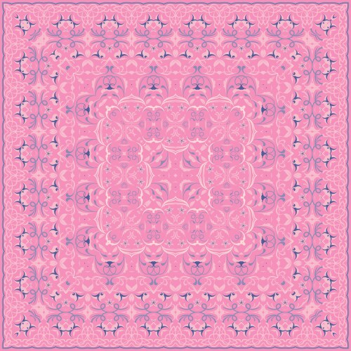 Bright colored handkerchief Vector Image