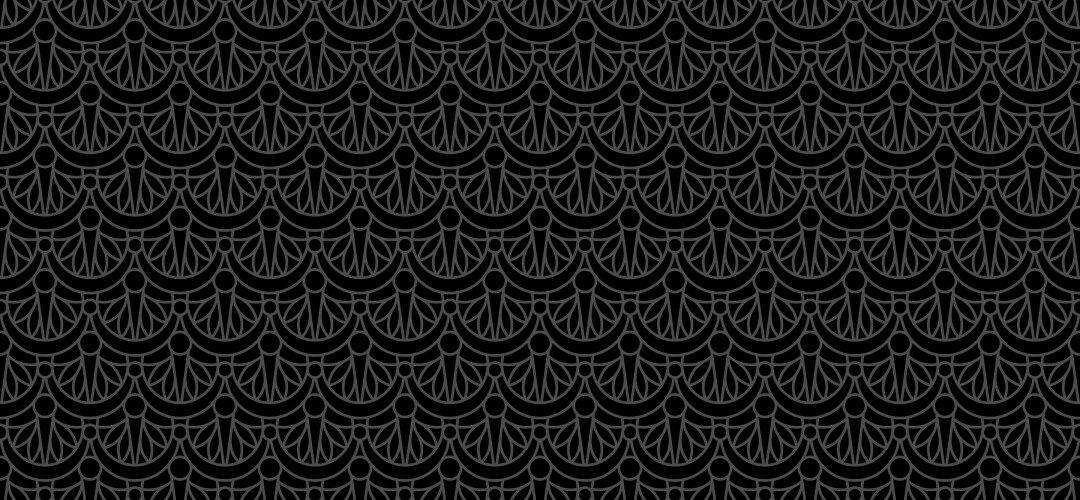 Seamless linear pattern with round elements vector image