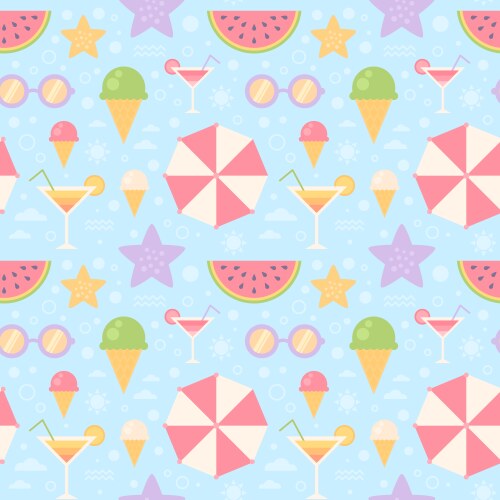 Travel seamless pattern Royalty Free Vector Image