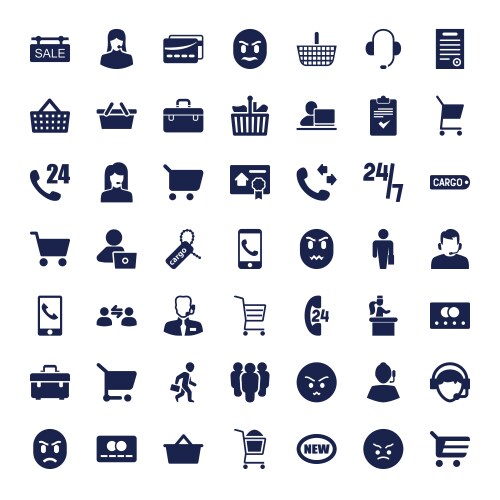 25 customer icons (36898763) – Free Vector | VectorStock
