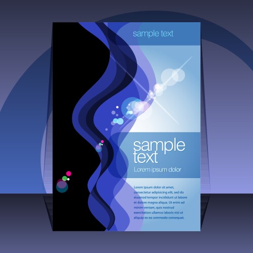 Abstract cover design Royalty Free Vector Image